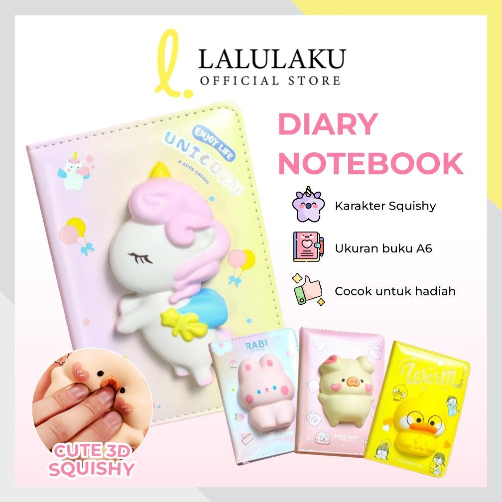 

Siap Kirim Notebook 3D Squishy Anak Lucu | Buku Diary & Catatan Sekolah Motif Karakter