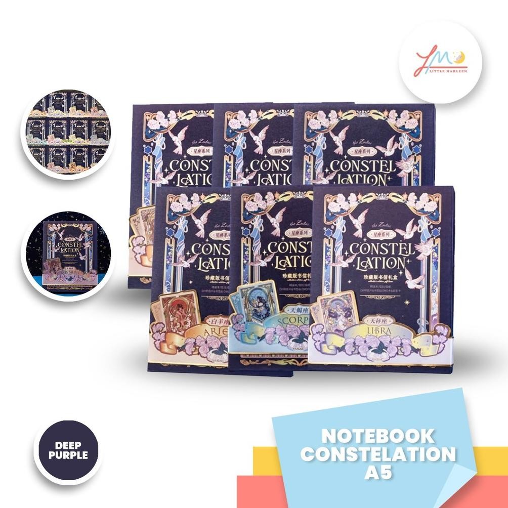 

Siap Kirim Notebook Diary Zodiac Constellation + Gift Box | Set Buku Jurnal Cantik