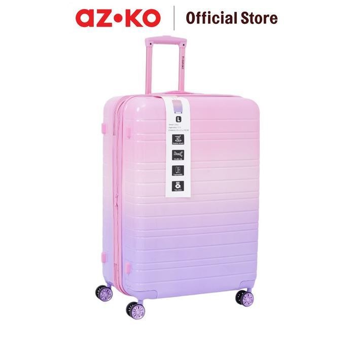 JBM AZKO Passport Blythe Koper Pc & Abs Tsa Lock Cotton Candy - Pink Luggage Koper Kabin Tas Jalan-J