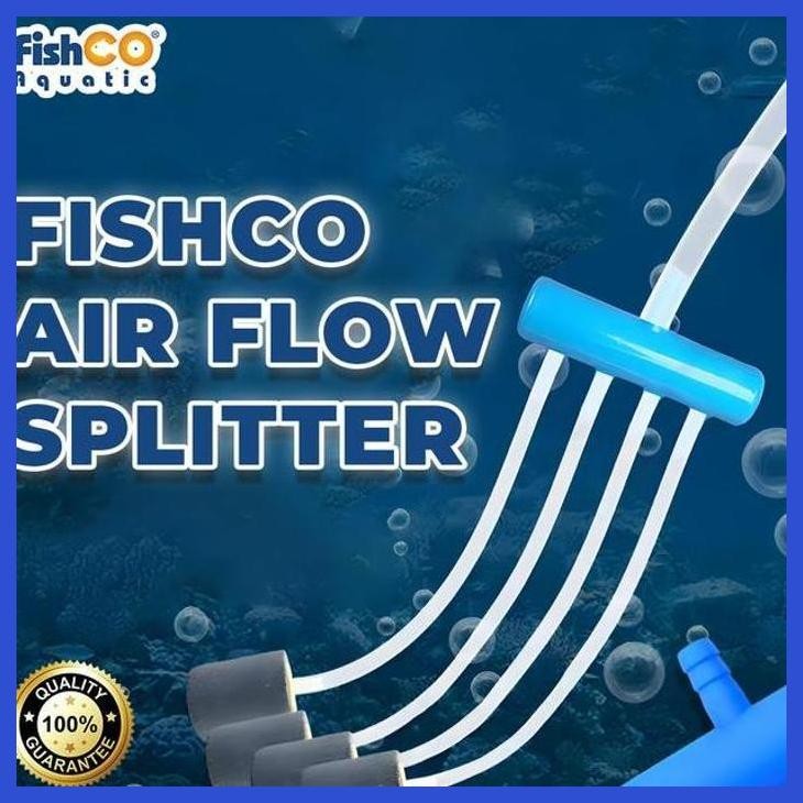 (RATUBEE) KERAN KRAN UDARA AIR FLOW SPLITTER PEMBAGI SELANG AERATOR PERALATAN AQUARIUM IKAN AKUARIUM