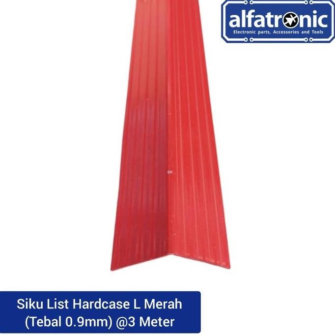 JB Siku List L Merah (Tebal) Aluminium for Aksesoris Box Hardcase None