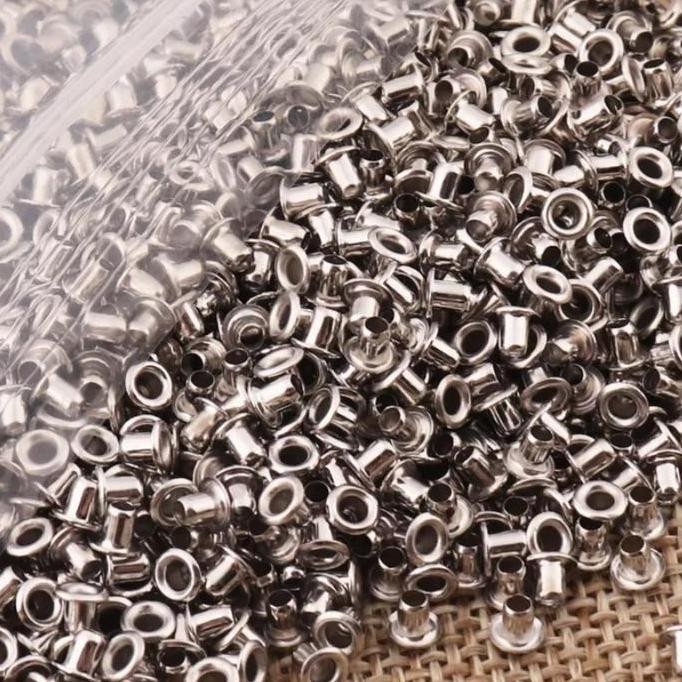 Mata Ayam Eyelet Mini 2.5Mm Nikel Single (Tanpa Ring Belakang)