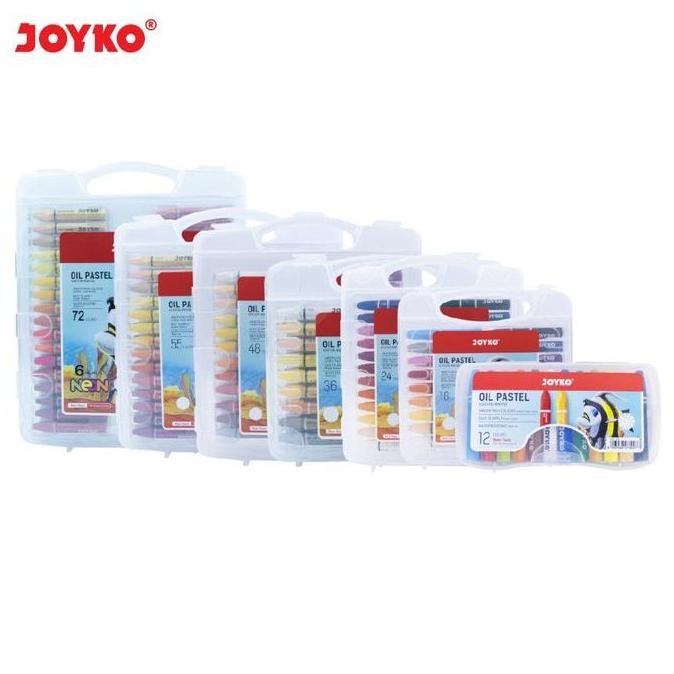 

Crayon/Krayon Oil Pastel Joyko 12/24/36/48/55/72 Warna