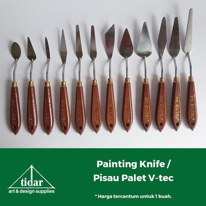 

V-Tec Painting Knife - Paint Knife - Pisau Palet - Pisau Lukis