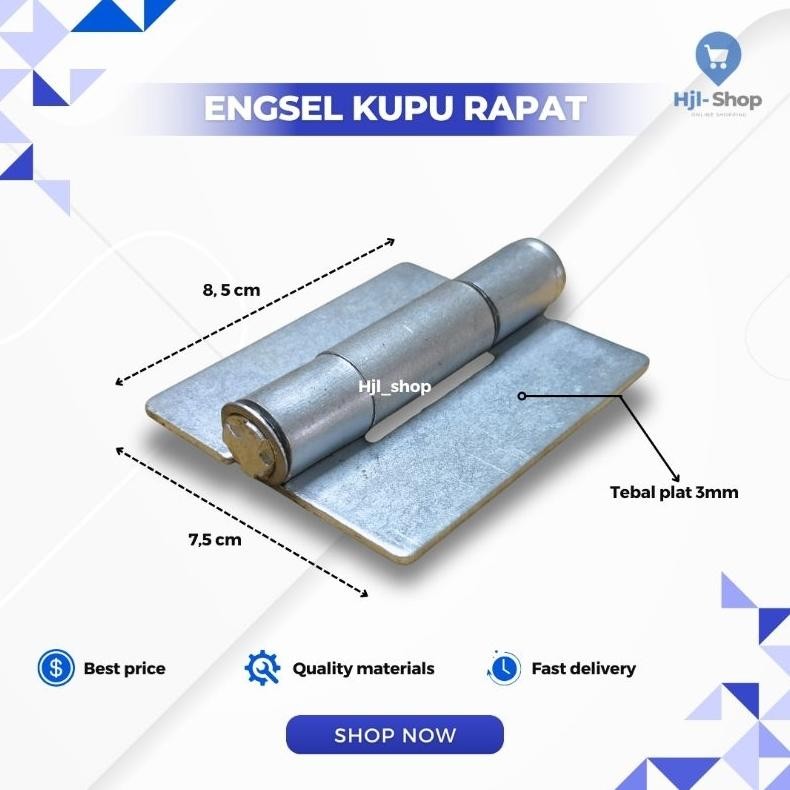 (Terbaru) Engsel Kupu Rapat | Engsel Pintu Besi Hollow (Terlaris)