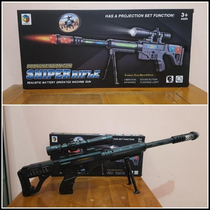 Mainan Tembakan Sniper Laser - Mainan Tembakan Tentara