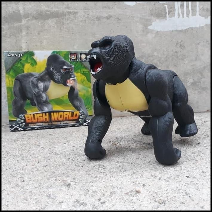 Mainan Miniatur Kingkong - Mainan Gorilla Bisa Berjalan