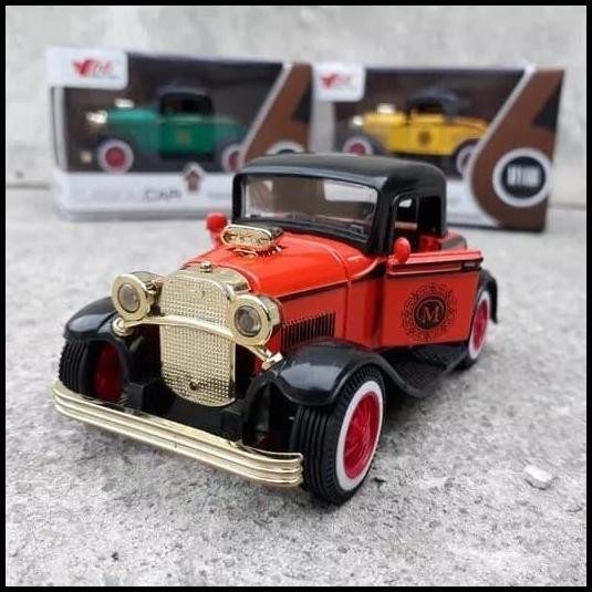Mobil Diecast Miniatur, Mainan Diecast Mobil Ford Classic Klasik