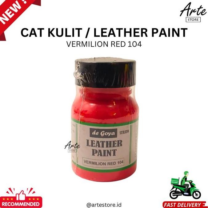 

Cat Kulit Merah - Leather Paint Vermilion Red 30Ml