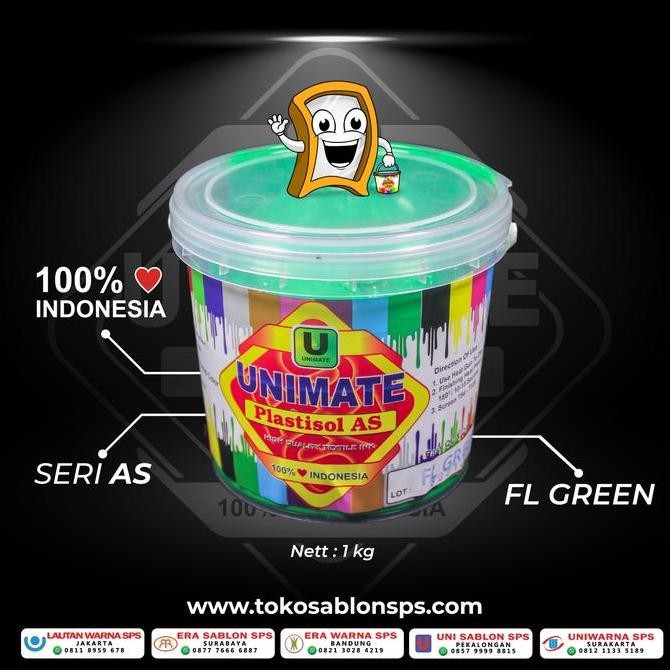 

Plastisol Unimate As Fl Green 1Kg