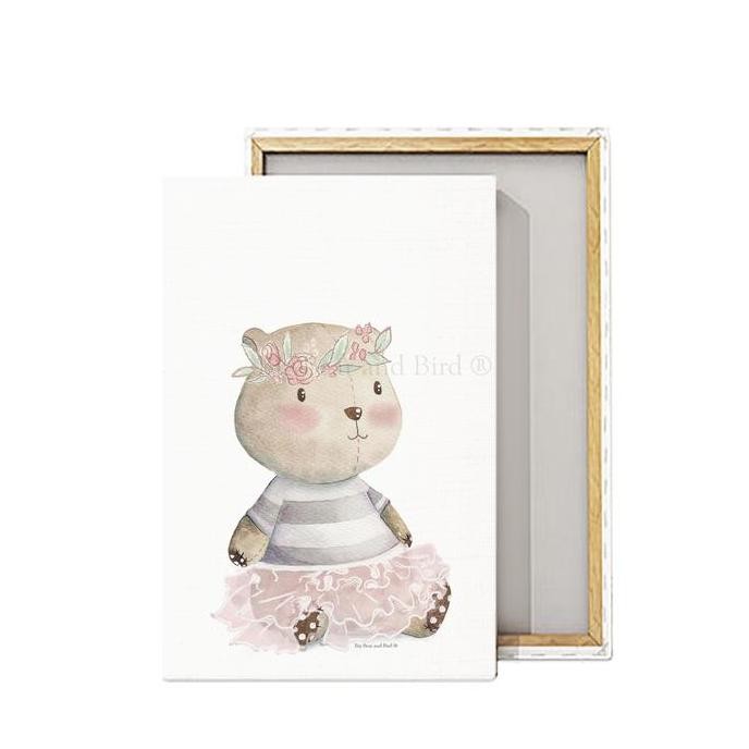 

Canvas Art - 20X30Cm - Ballerina Bear