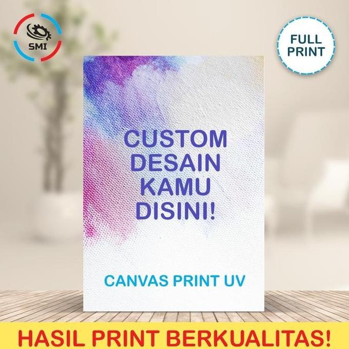 

Harga Promo!! Jasa Cetak Canvas/Kanvas Print Uv Warna Custom