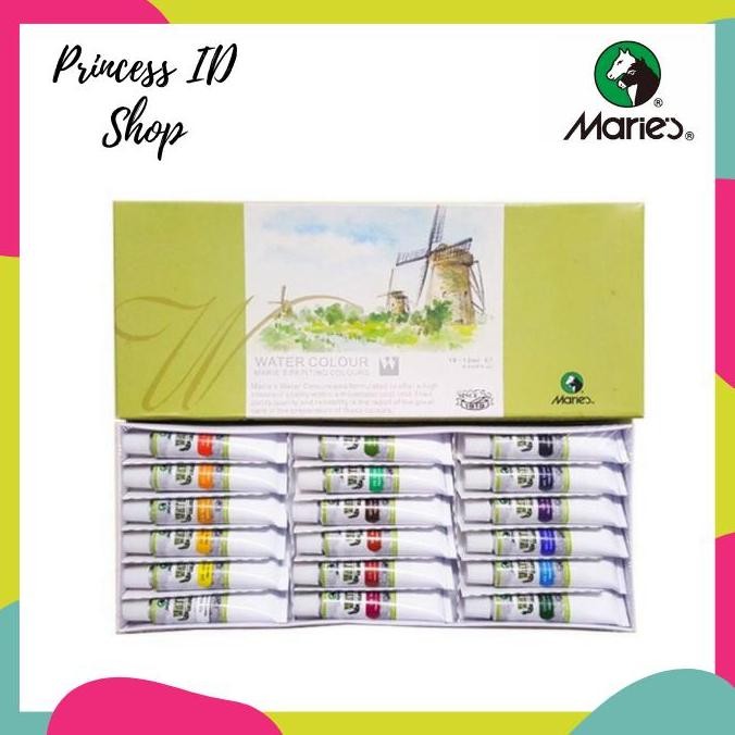 

Maries Water Colour Set Type 1338 12Ml 18 Warna (Cat Air)