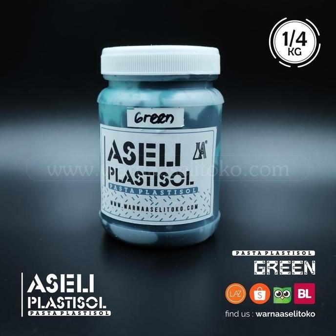 

Aseli Plastisol - Green 1/4 Kg