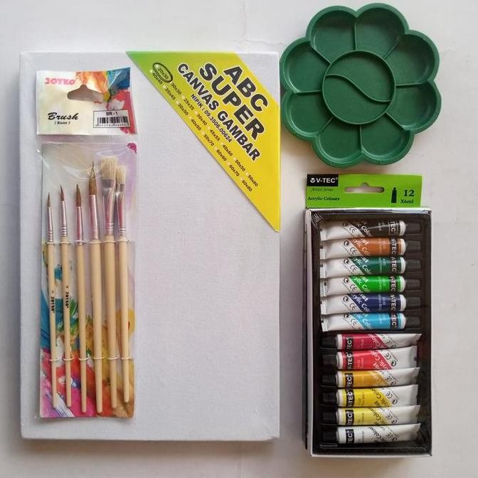 

Promo Paket Melukis + Kanvas 4 In 1