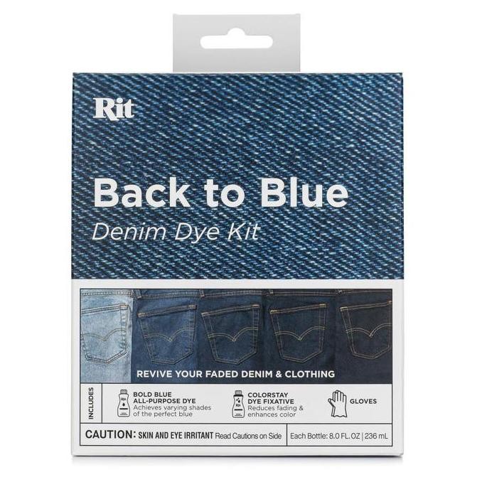 

Rit Dye Back To Blue Pewarna Kain Tie Dye Kit