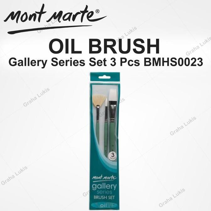

Kuas Cat Minyak Mont Marte Set 3 Bmhs0023