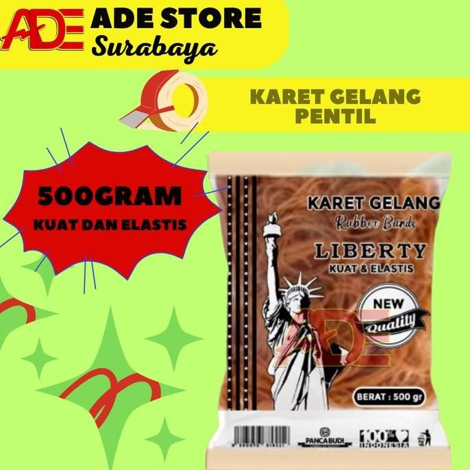 Karet Gelang Pentil Liberty 500Gram
