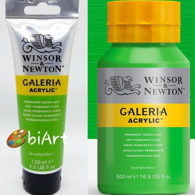 

Cat Akrilik Galeria Acrylic Colour 120 Ml Permanent Green Light