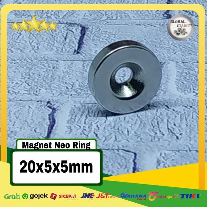 Magnet Neodymium Ring 20X5X5Mm N52
