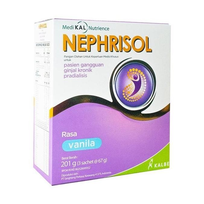 

NEPHRISOL VANILA COKLAT. Susu Untuk Gangguan Ginjal Kronik Pradialisis PS