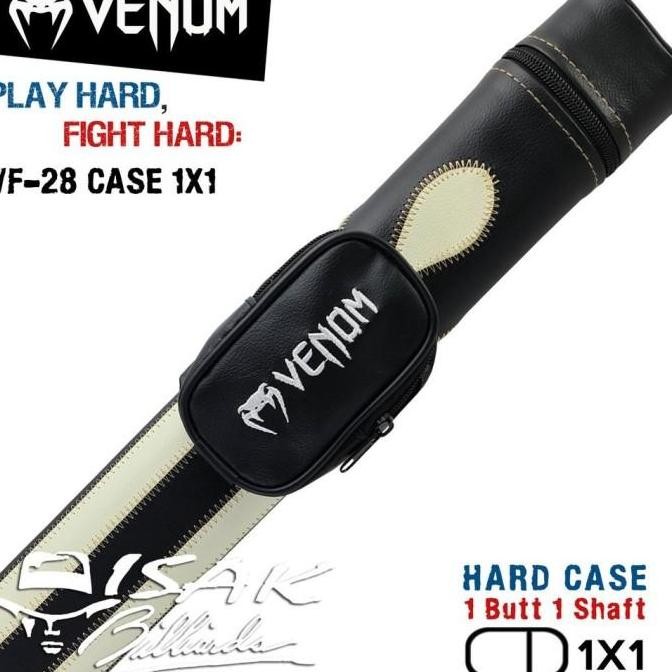 Terlaris Venom 1X1 Case Vf-28 - Tas Stick Hard Cue Sarung Stik Pool Billiard