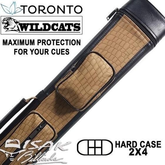 Toronto Wildcats 2X4 Case 442H - Tas Stick Cue Billiard Biliar Bilyar