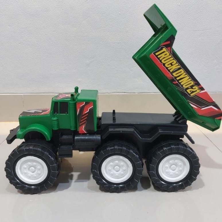 Oh34 Mainan Truk Pasir Dump Truck Besar Bahan Plastik Kuat Sni