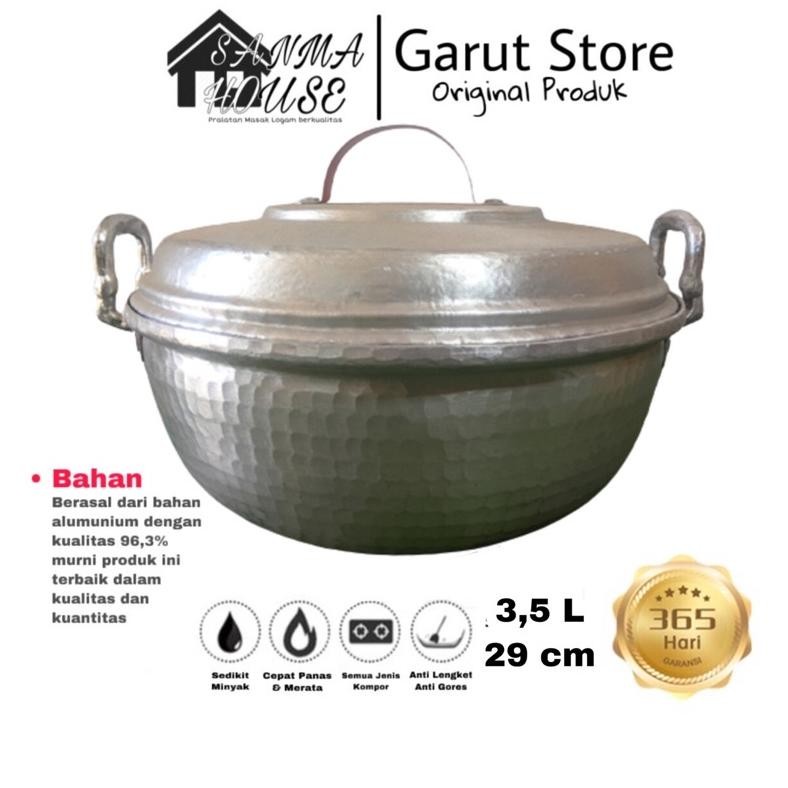 Panci Sayur 30 Cm Bahan tebal anti lengket | Panci alumunium garut | Panci Sayur khas garut Nugi