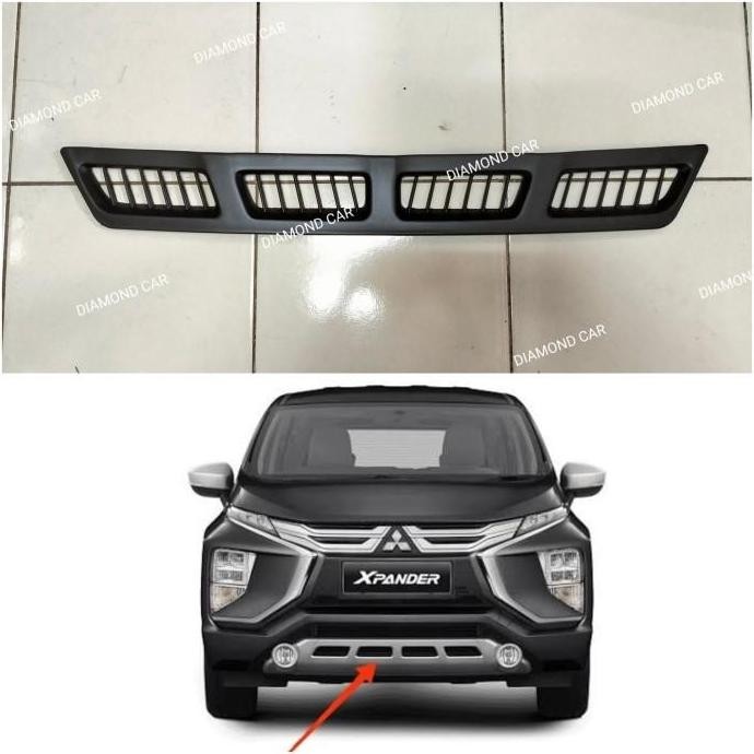 * List Grill Cover Bumper Depan Mitsubishi Xpander 2016-2022 *