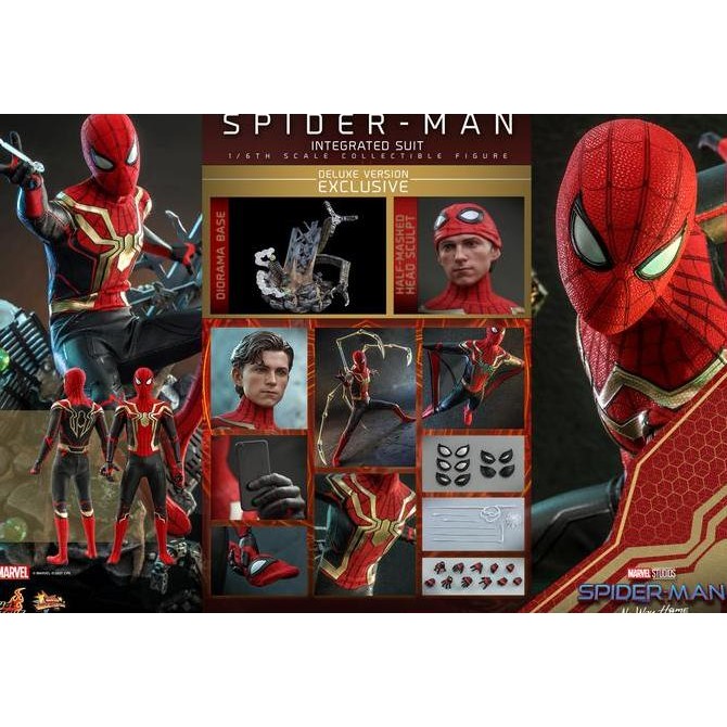 Hot Toys Spiderman Integrated Suit No Way Home Deluxe MMS 624