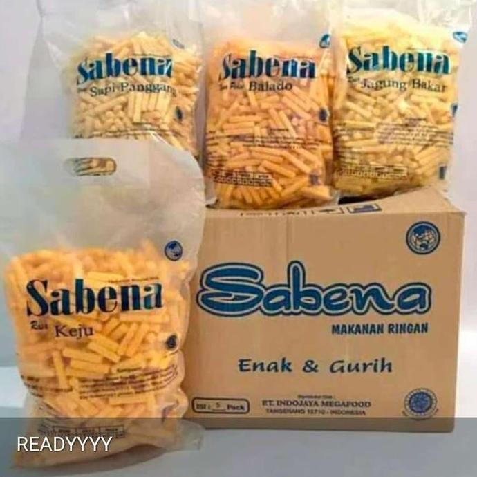 

JB Snack Sabena stick kriuk 1 Bks makanan ringan enak dan gurih harga grosir murah kualitas terjamin lengkap None