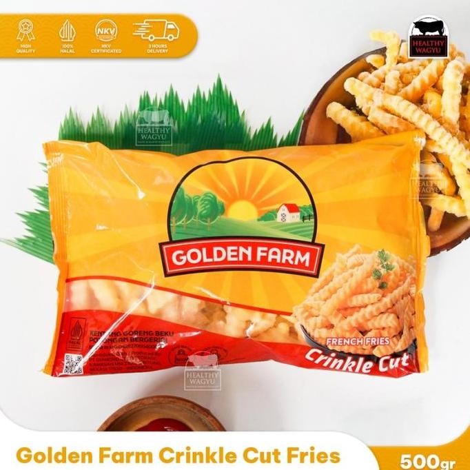 

JB Golden Farm Kentang Goreng Crinkle Cut 500gr Healthy Wagyu None