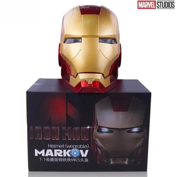Promo Iron Man Mark 5 Wearable Toy Helmet 1:1 Helmet