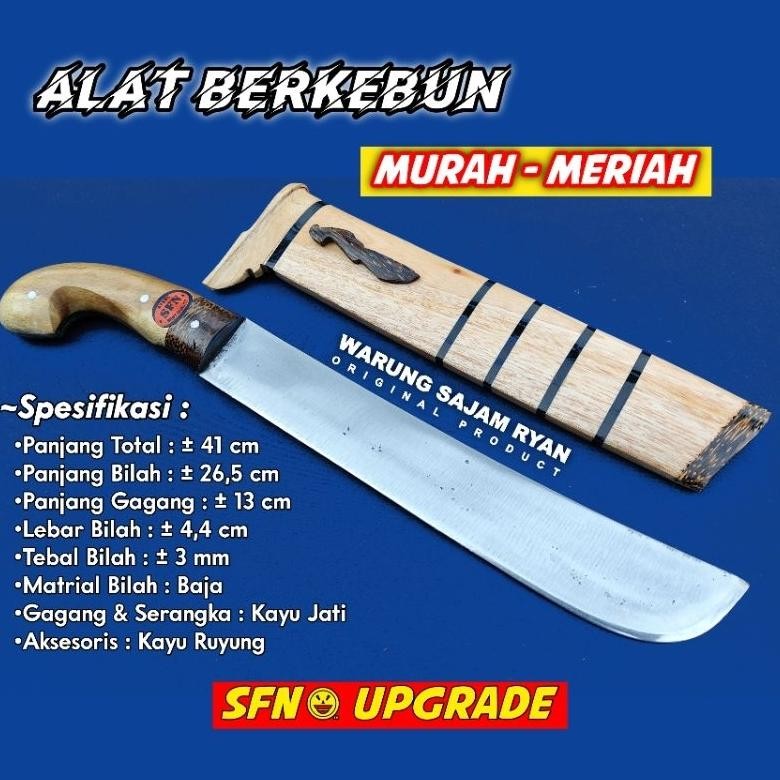 Pisau Kerja, Perkakas Kebun, PISAU SERBAGUNA TEBAS, Sukabumi - Cibatu (SFN-A) Nugi