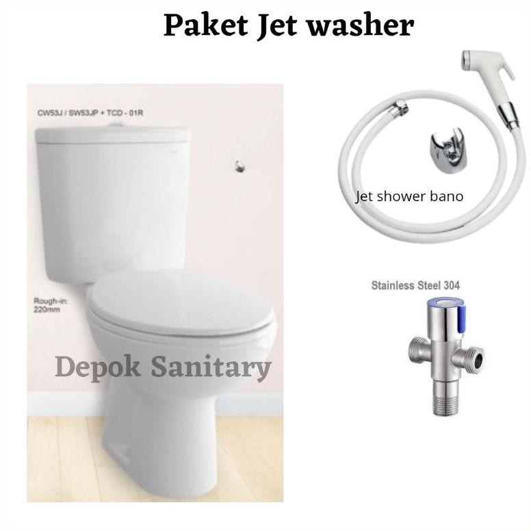 Closet Duduk Toto CW53J Cw 53 J / kloset duduk Toto Nugi