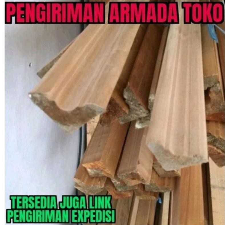list plafon,list kayu /btg -+4mtr Nugi