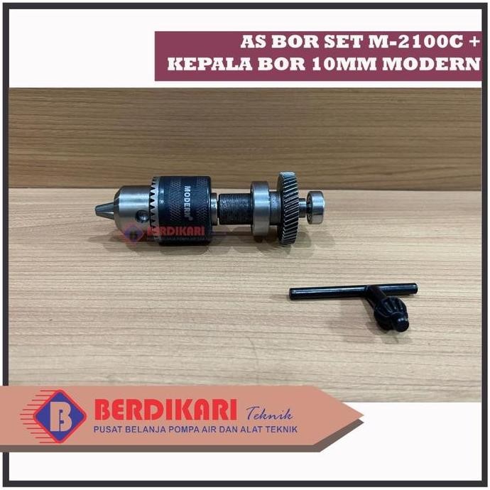 As Bor M 2100 C M2100C M-2100C M 2100C Modern + Kepala Bor Modern 10Mm