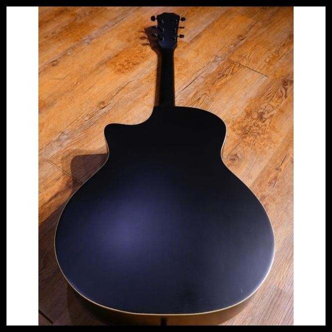 GITAR AKUSTIK / AKUSTIK ELEKTRIK JGS GUITAR TR-01 BK (HITAM DOFF)