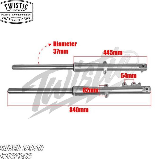 SHOCKBREAKER TABUNG AS SHOCK SOK SHOK DEPAN 37MM INTRUDER STYLE BREAKER SOKBREAKER SHOKBREAKER MOTOR