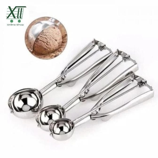 Yakima Ymy~23 Ice Cream Scoop Sekop Es Krim Bulat Stainless Steel