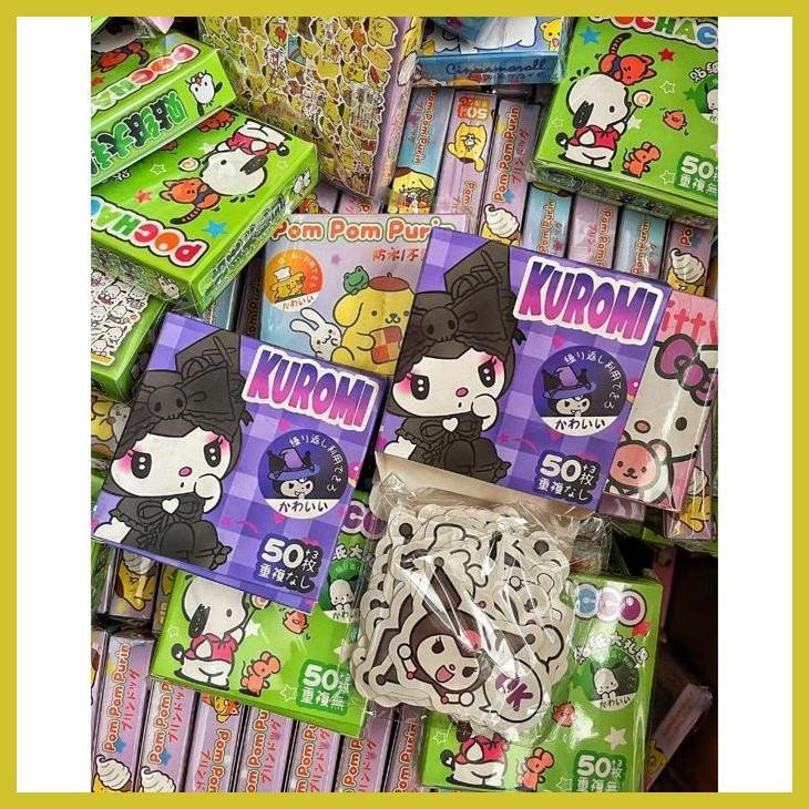 

(VIRAL PRODUK) STIKER KUROMI,CINNAMONROLL,POP PURIN,HELLOKITY,POCHACCO LUCU ISI 50 LEMBAR PRIVASI AMAN