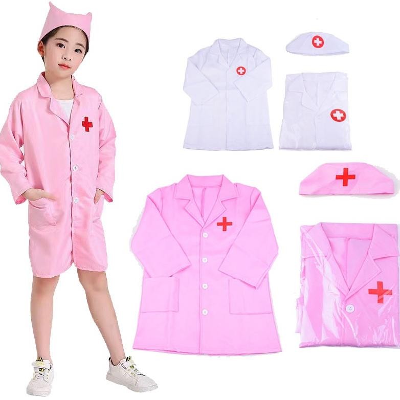 Baju Dokter Anak / Baju Dokter-Dokteran untuk Anak Bermain Medical Dokter