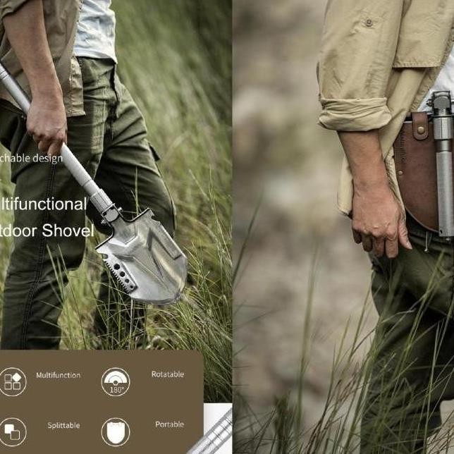 Mulitfunction Shovel Naturehike Nh20Gj002 Cangkul Sekop Portable