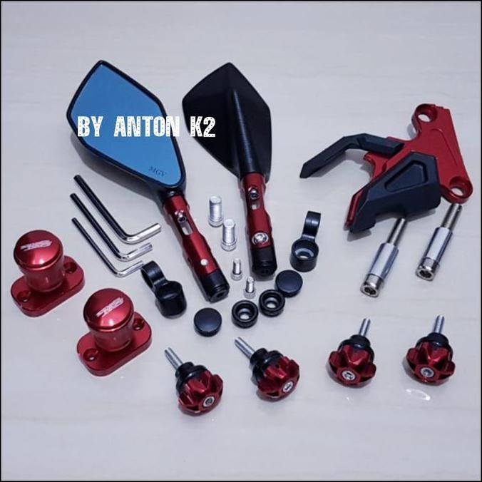 NEW AKSESORIS PAKETAN SPION VARIASI NMAX-N MAX NEW 2020 SEPAKET 6 ITEM