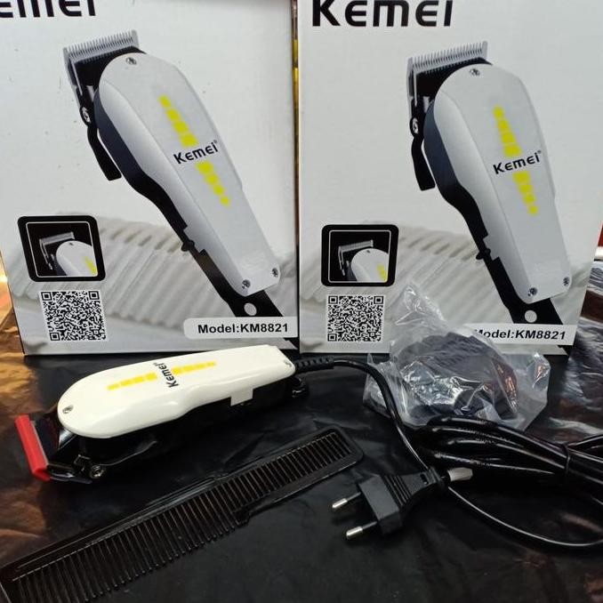 Hair Clipper Kemei Km8821 - Alat Potong Rambut Kemei Km 8821