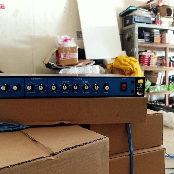 Crossover Aktif 4 Way Subwoofer Achiless Sound System Audio Barang Ob