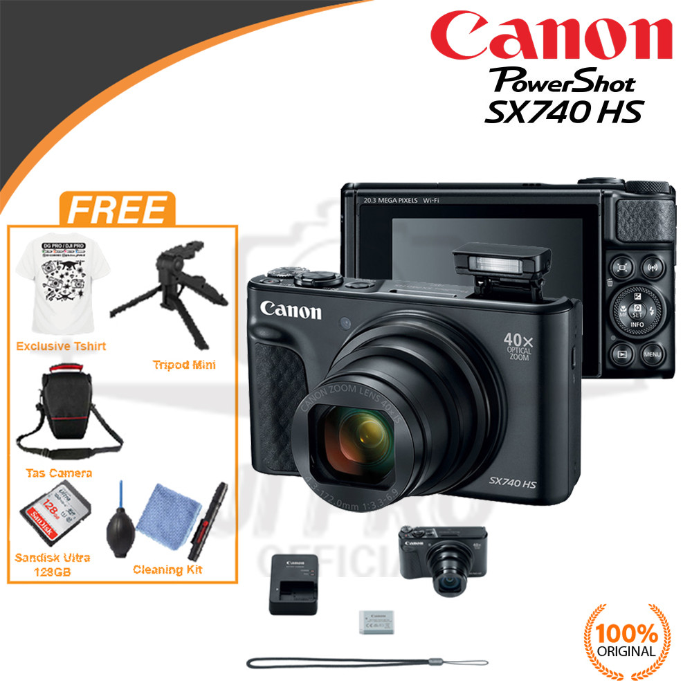 Canon PowerShot SX740 HS - Camera Pocket Power Shot SX 740HS / SX740HS / SX 740 HS Original