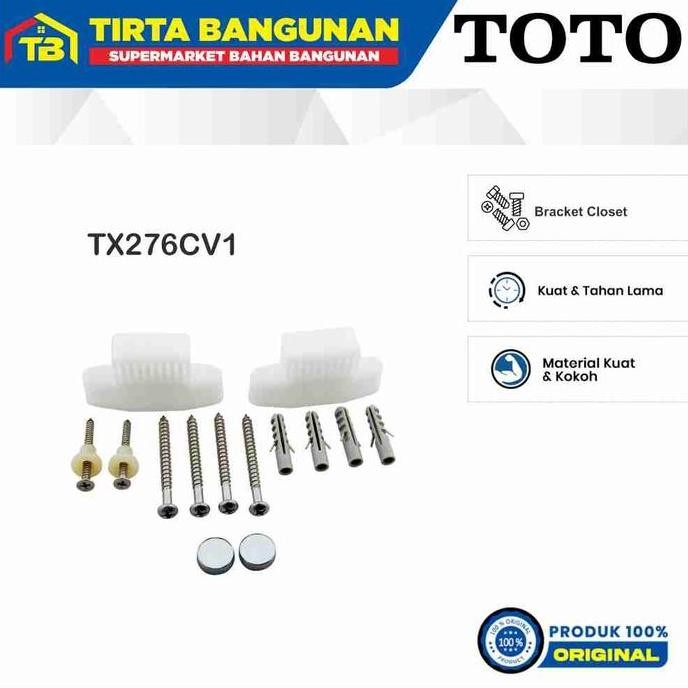 Toto Tx276Cv1 Bracket Cw421 / Bracket / Penyangga Kloset / Wc/ Toilet Duduk
