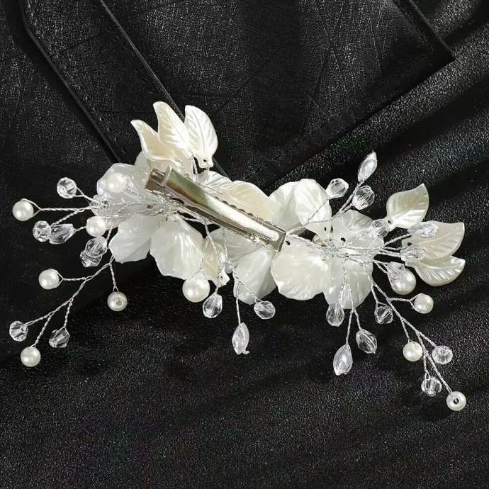 JEPIT RAMBUT BUNGA PENGANTIN HAIIECE AKSESORIS HIASAN RAMBUT PESTA